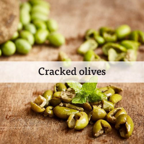 Cracked olives